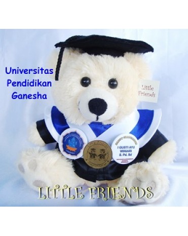 Boneka Wisuda Universitas Pendidikan Ganesha - Pendidikan SD (25 cm)